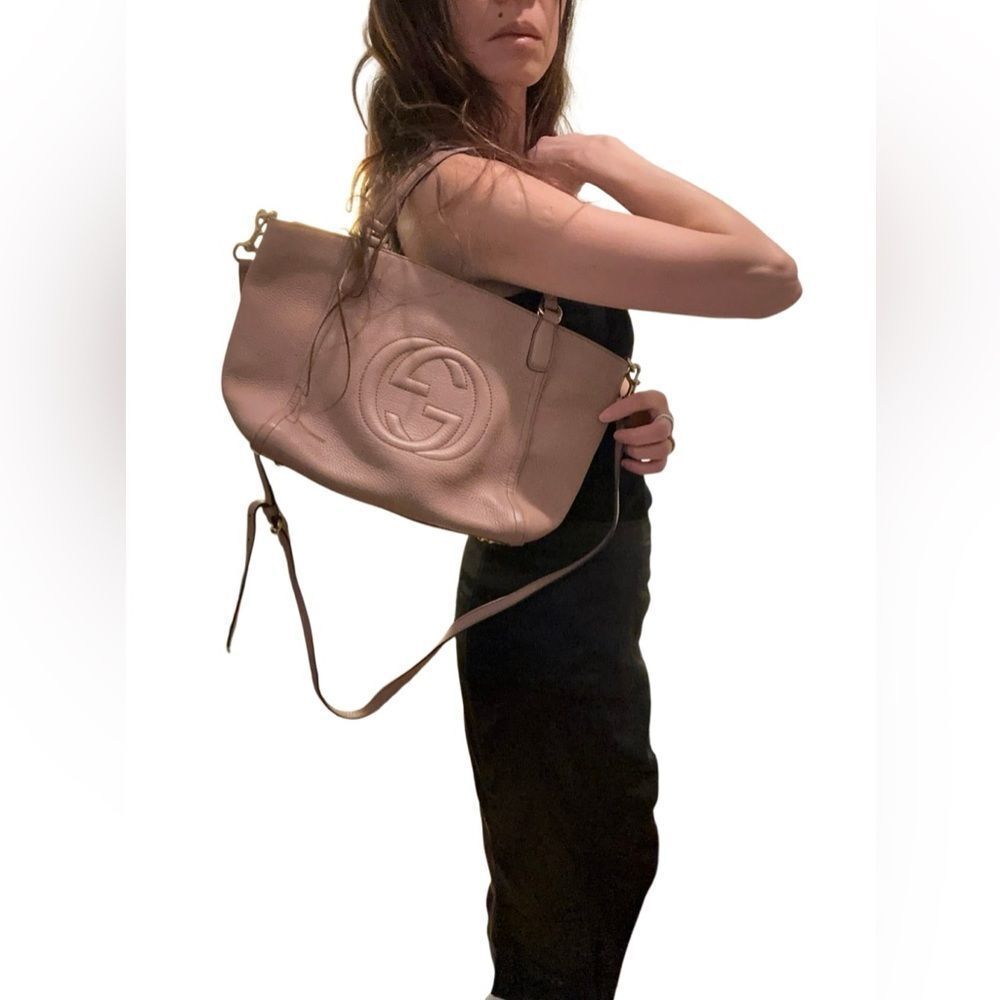 Gucci soho tote with strap